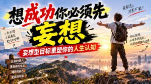 付费文章：想成功你必须先妄想，妄想型目标重塑你的人生认知-网创资源站