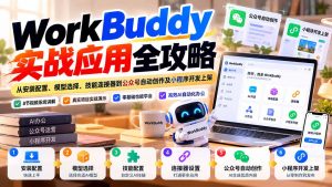 WorkBuddy 实战应用全攻略：从安装配置、模型选择、技能连接器到公众号自动创作及小程序开发上架-网创资源站
