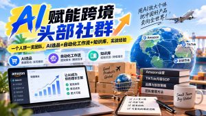 AI赋能跨境头部社群-更新1023：一个人顶一支团队，AI选品+自动化工作流+知识库，实战经验-网创资源站