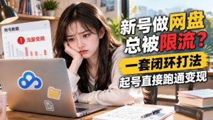 网盘拉新SOP:小白新号过限流-网创资源站