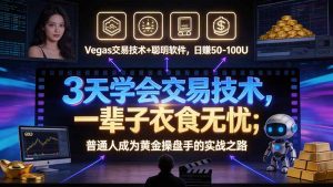 3 天学会 顺势而为交易系统，趋势看得懂、下单有依据：软件自动帮你盯盘，新手也能稳定复利-网创资源站