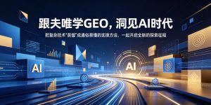 跟夫唯学GEO,洞见AI时代,把复杂技术“蒸馏”成通俗易懂的实操方法,一起开启全新的探索征程(更新26年10月)-网创资源站